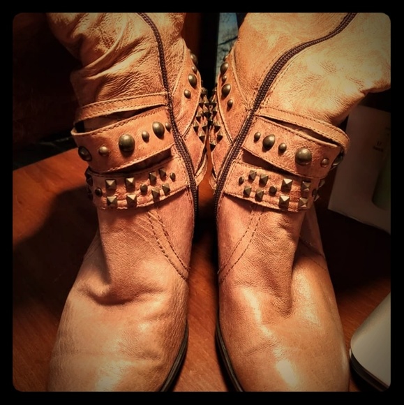 a.n.a. leather boots size 11 - Picture 1 of 6